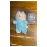 Lafufu (fake labubu) hope with card keychain big into energy