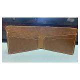 Handcrafted Minimalist Leather Bifold Wallet 5 pockets