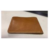 Handcrafted Minimalist Leather Bifold Wallet 5 pockets