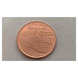 Civil War Siege of Vicksburg 150th Anniversary design 1 oz 999 Fine Copper Round