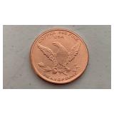 1oz 999 Fine Copper Round - Don