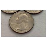 1976 Bicentennial Quarter featuring the colonial drummer design on reverse Collection set of 3