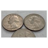 1976 Bicentennial Quarter featuring the colonial drummer design on reverse Collection set of 3