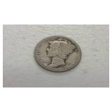 1918 Mercury Dime Coin 90% Silver