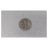 1917 Mercury Dime Coin 90% Silver