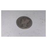1918 Mercury Dime Coin 90% Silver