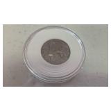 1960 Jefferson Nickel Monticello Coin BU brilliant Uncirculated in protective case