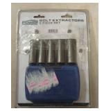 Power Torque 5-piece Set Bolt Extractors 3/8in. Drive Ptt0022