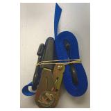 Blue Ratchet Tie Down Strap