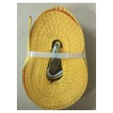 Heavy Duty Yellow Cargo Tie Down Strap Roll