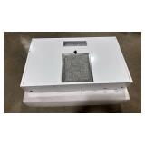 Vissani Arno 30 in. 240 CFM Convertible Under Cabinet Range Hood in White with Lighting and Charcoal Filter Retail $79.00