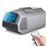 Hooure1450 BTU (DOE SACC) 100-Volt Inverter Quiet Portable Outdoor Air Conditioner for Tent for 50 sq. ft. in Gray Retail- $698