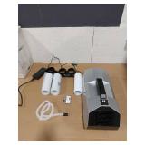 Hooure1450 BTU (DOE SACC) 100-Volt Inverter Quiet Portable Outdoor Air Conditioner for Tent for 50 sq. ft. in Gray Retail- $698