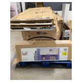 Misc Pallet -Power Recliner, Bookshelf, Fan, LED Panel Lights - For Parts or Repair