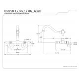 Kingston Brass KS322ALAC Vintage Kitchen Faucet, Antique Copper 8.5 x 12.06 x 8, Retail $260, VERY NICE, and NEW