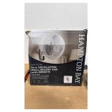 Hampton Bay 16 in. Indoor Wall Mount Fan with Remote, Retail $43