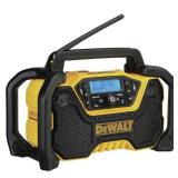 DEWALT 12V/20V MAX Portable Bluetooth Radio, Cordless, 100 ft Range, 3.5in Subwoofers, Jobsite Retail $219.00