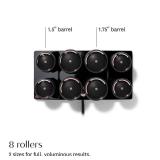 T3 - Volumizing Hot Rollers LUXE | Premium Hair Curler Set for Long Lasting Volume, Body & Shine | Set of 8-4 XL (1.75") & 4 Large (1.5") with Bonus set of 2, 1\" Rollers, Retail $170