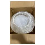 1-Light White Geometric Hanging Linear Chandelier Lighting with Hemp Rope Shade for Kitchen Island - Retail $68