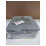 TENABORT 4 Pack Trapezoid Large Foldable Closet Storage Bins with Handle, Fabric Storage Organizer Cube Cloth Containers Linen Box Shelf Baskets for Clothes Clothing Shelves Wardrobe