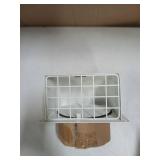 5 Inch Dryer Wall Vent Cover, HG Power Metal Wall Vent Cap Outside with Removable Screen & Cushioned Non-Return Flap for Home Wall, Air Condition, Range Hoods, Kitchen (White)