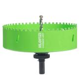 HLOFIZI 8 Inch Carbide Grit Hole Saw for Recessed Lights, Cutting Through Stucco, Ceiling Old Plaster, Drywall, Cement Board with 1-1/2" Depth, Up to 3X Longer Life