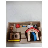 Hape Family Pets Wooden Dollhouse Animal Set