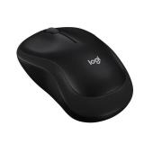Logitech M185 Wireless Mouse, 2.4GHz with USB Mini Receiver, 12-Month Battery Life, 1000 DPI Optical Tracking, Ambidextrous, Compatible with PC, Mac, Laptop - Black