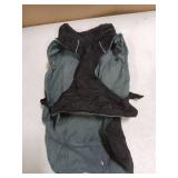 DENTRUN Winter Warm Dog Coat Reflective Jacket with Turtleneck for Cold Weather, Adjustable Buckle Windproof Water Repellent, Thick Snowsuit Fleece Vest for Small, Medium, Large Dogs, Black, L