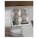 BOBOMOMO Tradition 20" Rustic Table Lamp Set of 2 for Living Room Bedroom Bedside Desk Lamps Bedroom Nightstand Vintage Lamps Linen Suitable for Decorating Small Areas