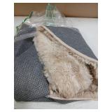 ONASAR Tie-Dye Beige Round Area Rugs 5ft, Soft Bedroom Circle Rug Floor Mats for Kids Girls Teen Room, Kawaii Fluffy Plush Shaggy Carpet for Baby Nursery Living Room Playroom Home Decor