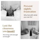 Split King Gap Filler for Adjustable Bed Mattress Slide Stopper | Prevent Sliding with Anti-Slip Bed Bridge Connector | Keep Mattress from Sliding Twin XL Gap Solution | Bedbinder DeLuxe