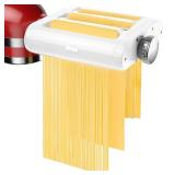 Pasta Maker Attachment for Kitchenaid/Cuisinart Stand Mixers, 3-in-1 Noodle Maker Pasta Roller Fettuccine Spaghetti Cutter and Cleaning Brush, Kitchen aid Accessories- Pasta Roller and Cutter Set
