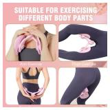 CENMIFI Thigh Trainer - Thigh Toner, Pelvic Floor Trainer, Kegel Trainer & Butt, Leg, Arm Toning Trainer Equipment for Home Gym Workout (Pink)