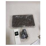 Geevon Weather Stations Wireless Indoor Outdoor Thermometer, Color VA Display Digital Weather Thermometer, Temperature Humidity Monitor with Barometer, Calendar, and Adjustable Backlight