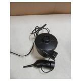 MAXEVER Quick-Fill Electric Air Pump with 3 Nozzles, AC 110V-120V Portable Inflator Deflator for Inflatables Pool Float Toys Air Mattress Bed Couch Swim Ring Tube Raft, Black