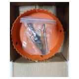 VIKITON 4.5 inch Hole Saw with Arbor for Metal Wood Plastic, 4-1/2 in Bimetal Hole Cutter for Different Project with Smooth and Flat Drilling Edge, Fast Chip Removal