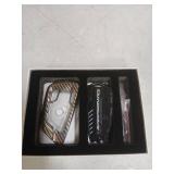 Phmnkl Alloy Car Key Case Rings Cover Holder for BMW 1 3 5 7 Series 530 F48 X1 X2 X3 X4 X5 X6 Classic Engine Head Concept (A Style Carbon Fiber)