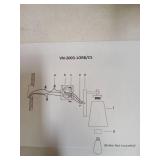 Vanity Light Model VN-2003-1ORB/CS Rubbed Bronze Finish