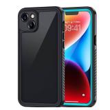 Lanhiem for iPhone 14 Plus Case, IP68 Waterproof Dustproof Shockproof with Built-in Screen Protector, Full Body Protective Cover for iPhone 14 Plus - 6.7 inch (Blue)