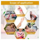 SATINIOR 2 Pairs Compression Wrist Sleeve Compression Wrist Brace Wrist Supports Wrist Wraps Elastic Wristbands for Men and Women Tennis, Tendonitis, Carpal Tunnel (Beige, X-Large)