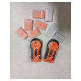 REXBETI Razor Blade Scraper Tool, 2 Pack Razor Scraper Set with Extra 80Pcs Razor Blades -30Pcs Metal and 50Pcs Plastic Blades, Cleaning Scraper Tool, Cooktop, Paint, Glass Scraper