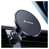 andobil for MagSafe Car Mount [Upgraded Strongest Magnet] Magnetic Phone Holder for Car Vent 360 Adjustable Magnetic Car Phone Holder Mount for iPhone 17 Pro Max 16 15 14 13 Plus Mini (Carbon Fiber)