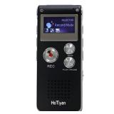 Voice Recorder 16GB Capacity Voice Activated Recording Device Digital Voice Recorder for Lectures, Meetings, Interviews Audio Recorder with USB Rechargeable WAV/MP3 Tape Recorder (16GB) (Charger Not I