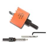 VIKITON 2 inch Hole Saw with Arbor for Cutting Metal Wood and Plastic, 51mm Bi-Metal Hole Cutter for Different Project with Smooth and Flat Drilling Edge, Fast Chip Removal