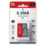 5-Star Compatible High Yield 1 TB Class 10 Micro SD