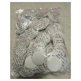 NANSHINE 38mm/ 1.5" Pressure Activated Seals Cap Liners Foam Sealing inserts for Glass & Plastic Jar Bottles Containers No Induction Sealer Needed 500pcs