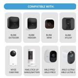 Blink Outdoor Camera Mount, 360 Degree Adjustable Indoor/Outdoor Wall Mount Bracket for Blink Home Security System Black 3 Pack