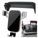 LUNQIN Car Phone Holder for Mitsubishi Outlander 2022 2023 2024 and Outlander PHEV 2023 2024 Auto Interior Accessories Best Cell Phones Mount Cellphone Mobile Cradle Charging Navigation Screen Bracket