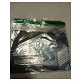 ANNVCHI 16 Pack of Reusable Stainless Steel Metal Straws, 8 Straight + 8 Bent 8.5 inch Metal Straws with 2 Cleaning Brushes, Straw Compatible with 20oz Stanley Cup